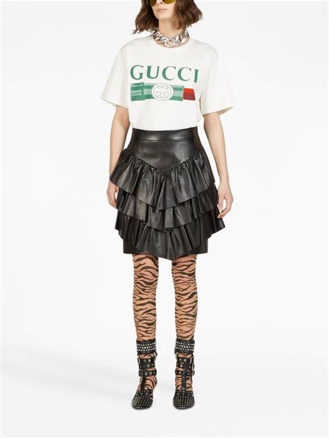 Gucci lipstick print print cotton T